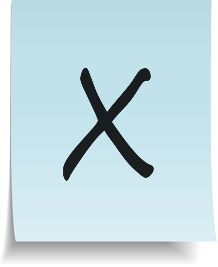 포스트잇 X